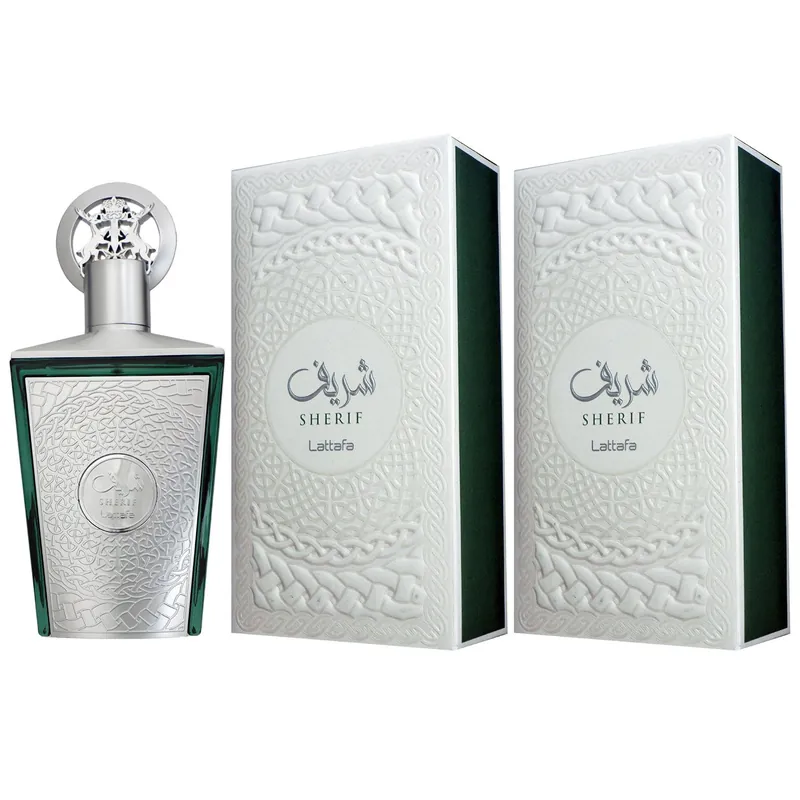 Lattafa Sherif 2 x 100 ml Eau de Parfum EDP Herrenparfum Set Saisonangebot