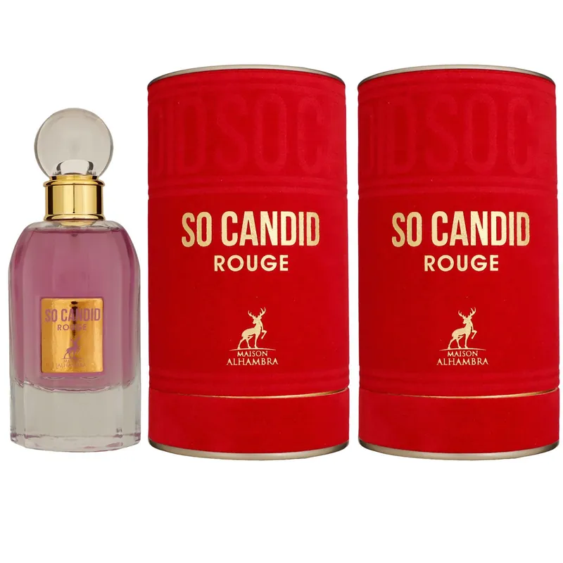 Maison Alhambra So Candid Rouge 2 x 85 ml Eau de Parfum EDP Set Damenparfum Solange Der Vorrat Reicht