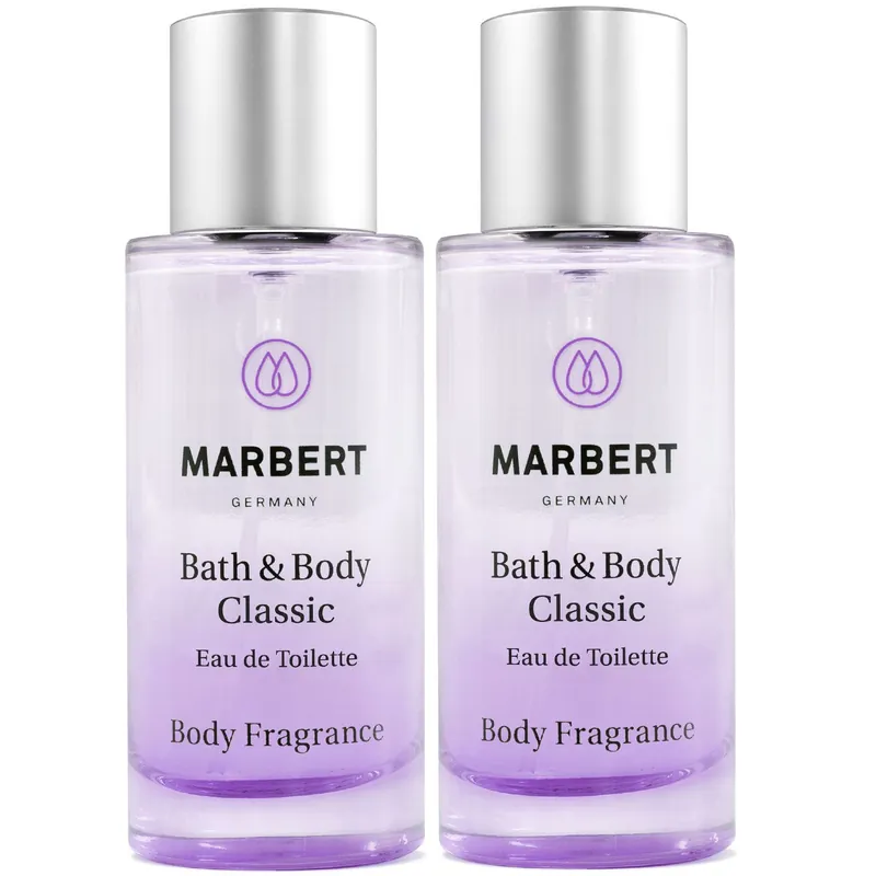 Expressversand Marbert Bath & Body Classic 2 x 50 ml Eau de Toilette EDT Damenduft Set