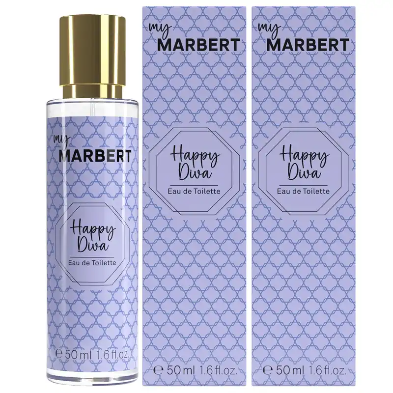 Mega-Angebot Marbert Happy Diva 2 x 100 ml Eau de Toilette EDT Damenduft Set