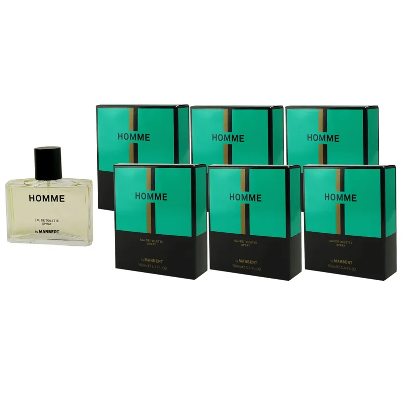 Ausverkauf Marbert Homme 6 x 100 ml Eau de Toilette EDT Set Herrenparfum Herrenduft Herren Duft