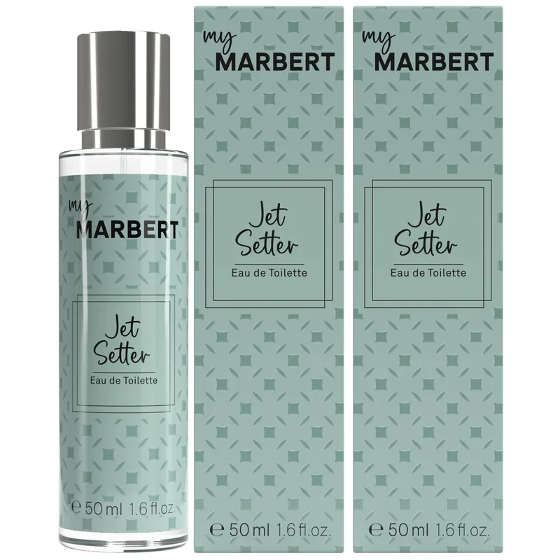 Sonderaktion Marbert Jet Setter 2 x 100 ml Eau de Toilette EDT Herrenduft Herren Duft Set