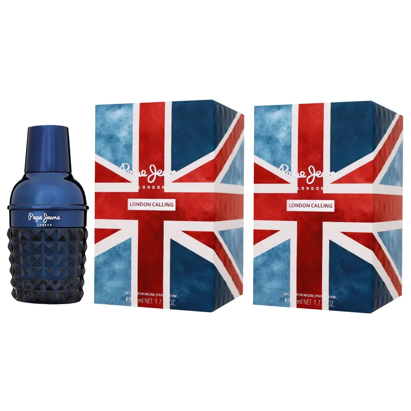 Abverkauf Pepe Jeans London Calling for Him 2 x 50 ml Eau de Toilette EDT Set Herrenduft