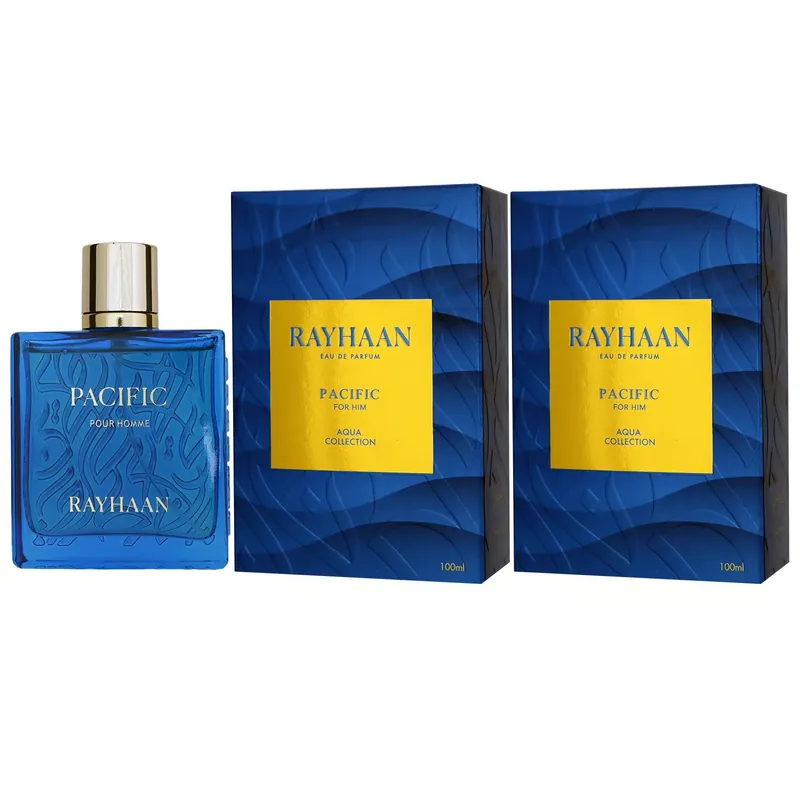 Super-Preis Rayhaan Aqua Collection Pacific 2 x 100 ml Eau de Parfum EDP Set