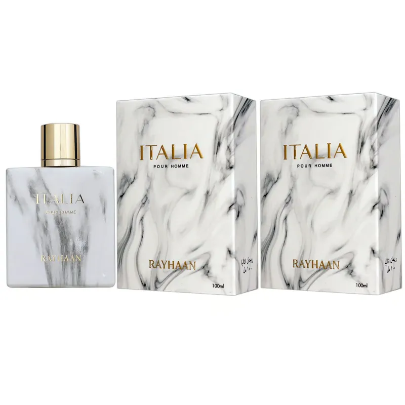 Kracherpreis Rayhaan Italia 2 x 100 ml Eau de Parfum EDP Set Herrenparfum Herren Parfum