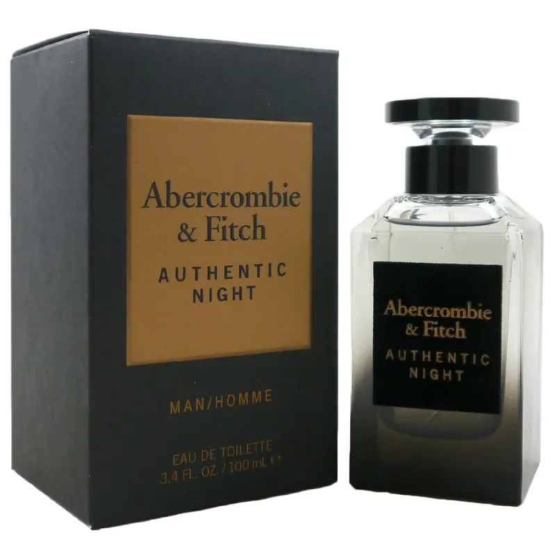 Abercrombie & Fitch Authentic Night Man 100 ml Eau de Toilette EDT Neue Kollektion
