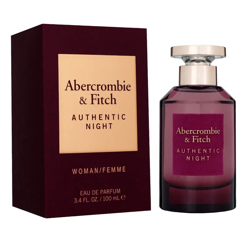 Abercrombie & Fitch Authentic Night Woman 100 ml Eau de Parfum EDP Heißes Angebot