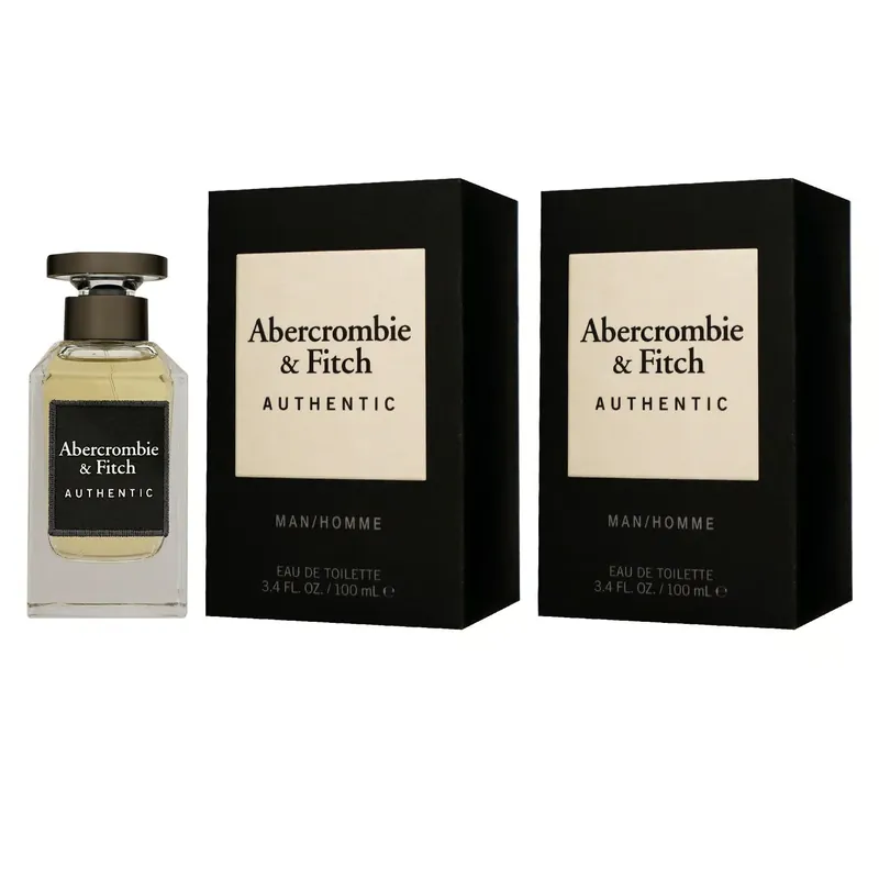 Abercrombie & Fitch Authentic Man 2 x 100 ml Eau de Toilette Herrenduft Set Jetzt Kaufen