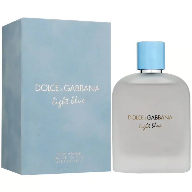 B WARE Dolce & Gabbana Light Blue Pour Homme 200 ml Eau de Toilette EDT Sonderaktion
