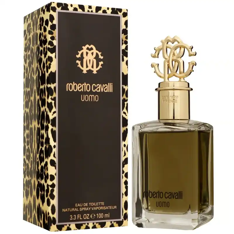 Preisknaller B WARE Roberto Cavalli Uomo 100 ml Eau de Toilette EDT Herrenduft