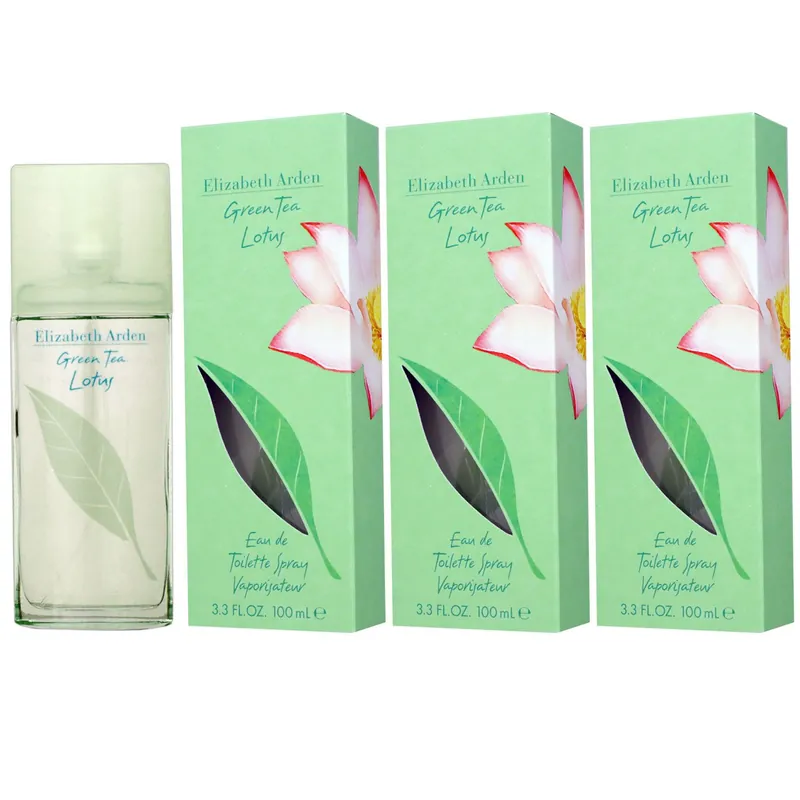 Nur Für Kurze Zeit Elizabeth Arden Green Tea Lotus 3 x 100 ml Eau de Toilette EDT Set