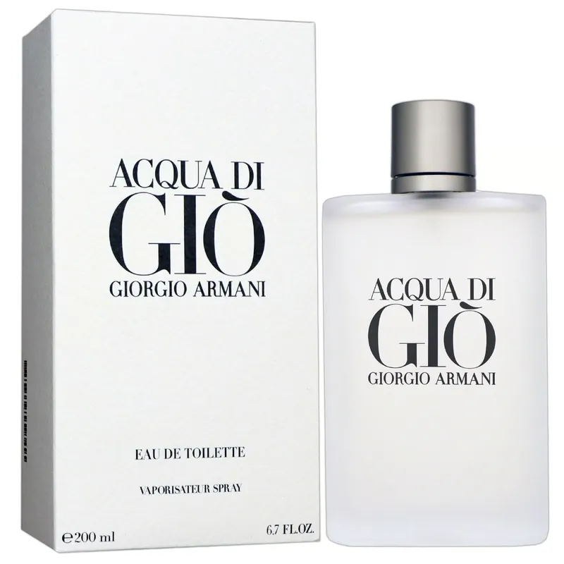 Giorgio Armani Acqua di Gio pour Homme 200 ml Eau de Toilette EDT Herrenduft Versand Am Gleichen Tag