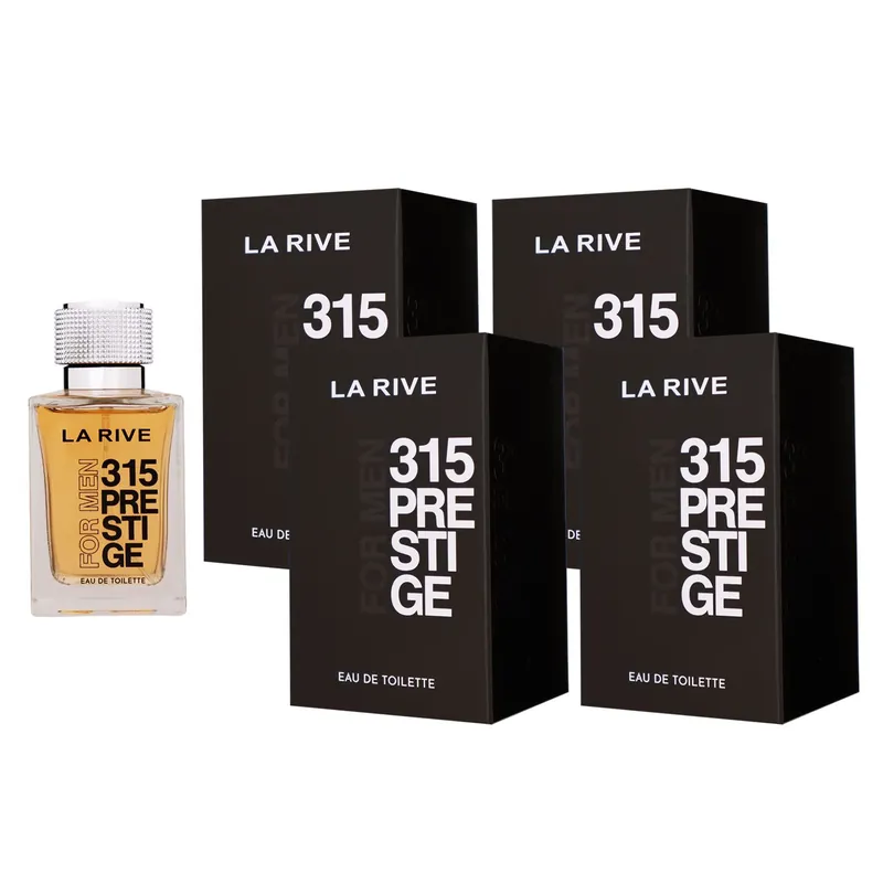 La Rive 315 Prestige 4 x 100 ml Eau de Toilette EDT Set Herrenparfum Sale