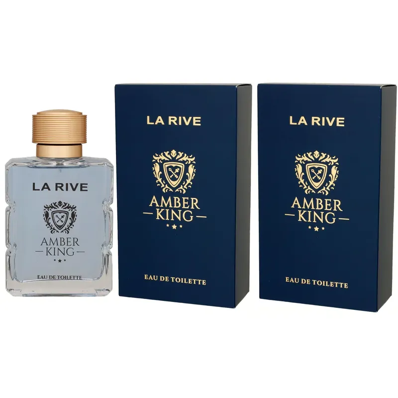 Top-Seller La Rive Amber King 2 x 100 ml Eau de Toilette EDT Set Herrenduft Herren Duft