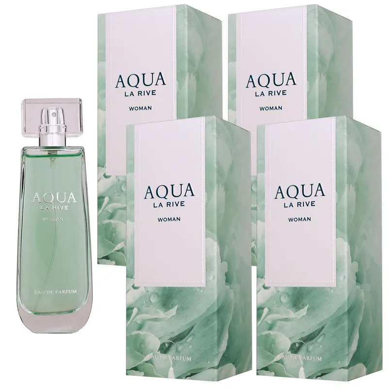 La Rive Aqua Woman 4 x 90 ml Eau de Parfum EDP Set Damenparfum Damen Parfum Expressversand