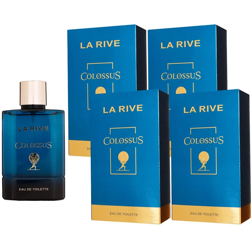 Zertifiziert La Rive Colossus 4 x 90 ml Eau de Toilette EDT Herrenduft