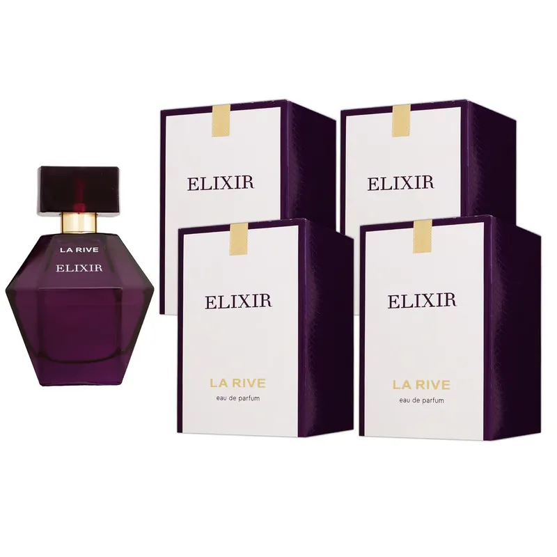 La Rive Elixir 4 x 100 ml Eau de Parfum EDP Set Damenparfum Neue Kollektion