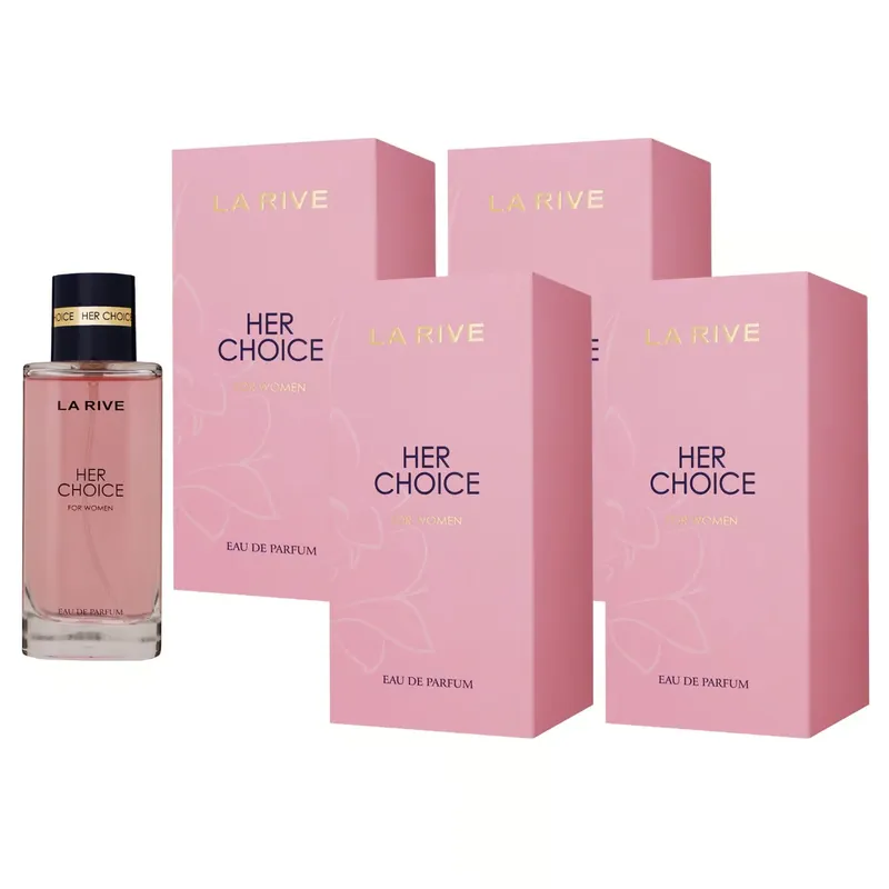 Sichere Zahlung La Rive Her Choice 4 x 100 ml Eau de Parfum EDP Set Damenparfum