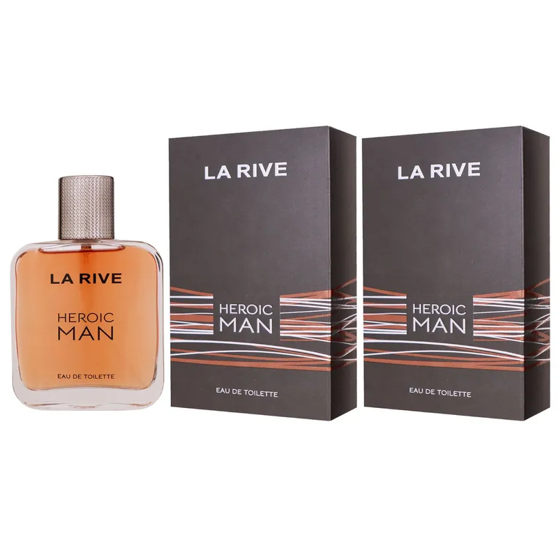 La Rive Heroic Man 2 x 100 ml Eau de Toilette EDT Set Herrenparfum Markenware