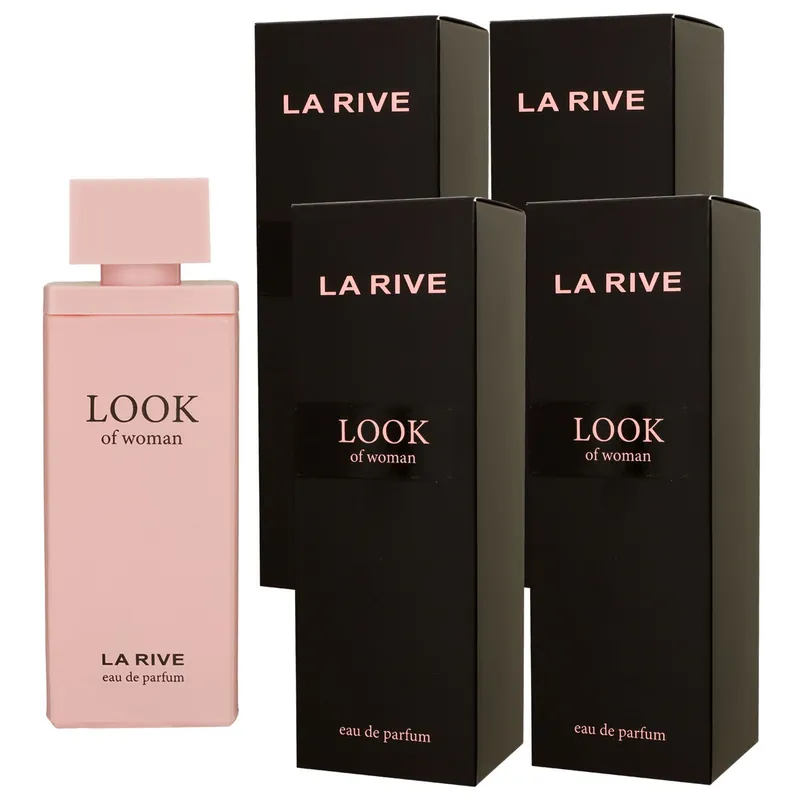 Must-Have La Rive Look of Woman 4 x 75 ml Eau de Parfum EDP Set Damenparfum