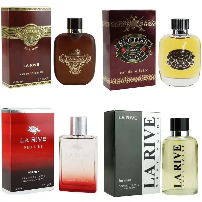 Heißes Angebot La Rive Mix Cabana - Scotish - Red Line - Grey Point 4 x 90ml Eau de Toilette EDT Set
