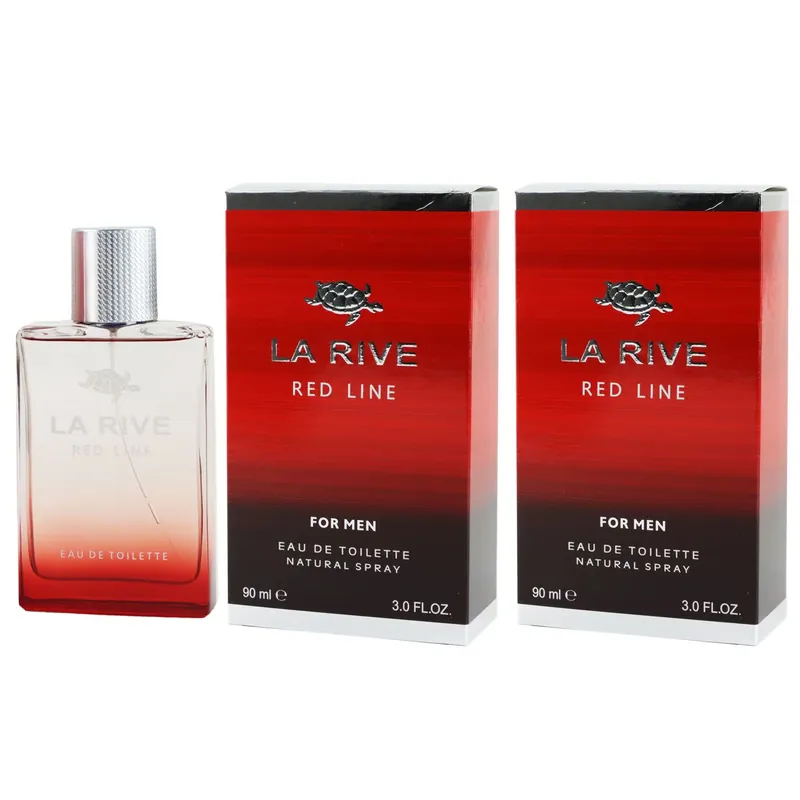 La Rive Red Line 2 x 90 ml Eau de Toilette EDT Set Herrenduft Garantierte Lieferung