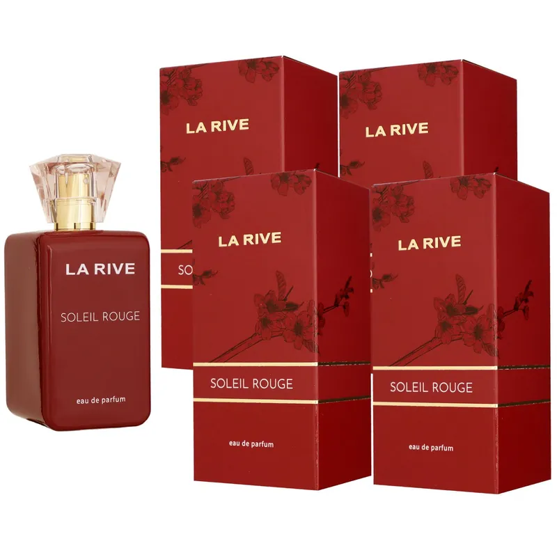La Rive Soleil Rouge 4 x 90 ml Eau de Parfum EDP Set Damenparfum Neu