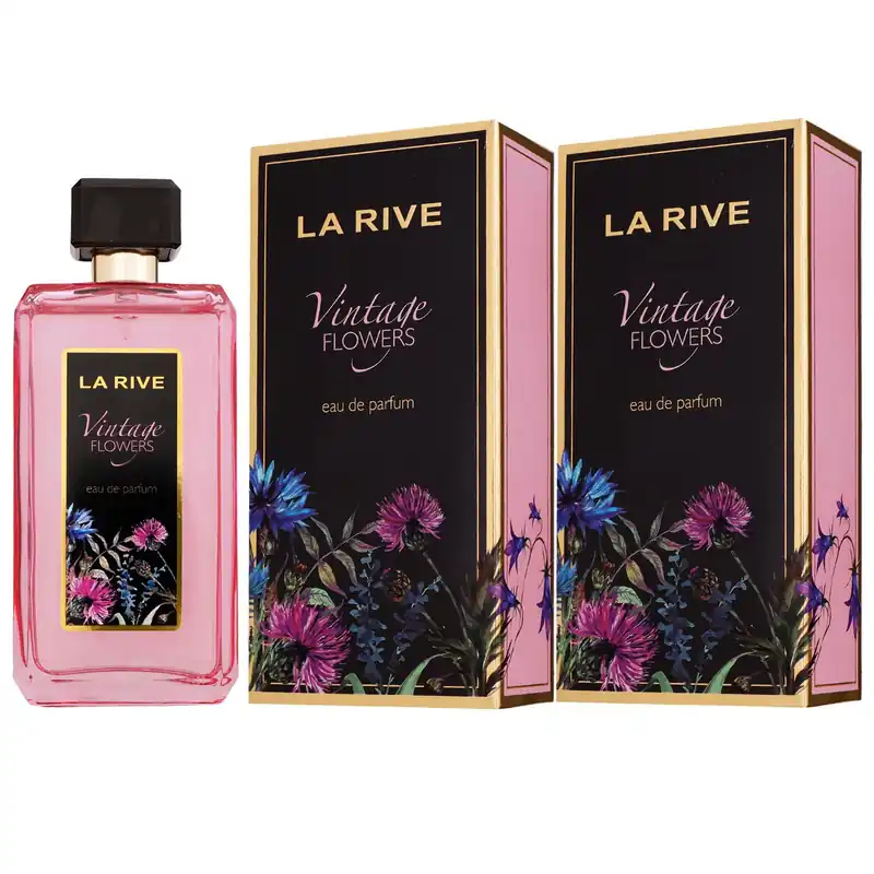 Heißes Angebot La Rive Vintage Flowers 2 x 90 ml Eau de Parfum EDP Set Damenparfum