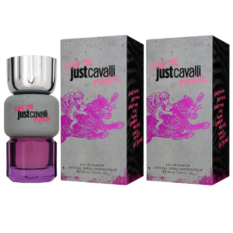 Rabatt Roberto Cavalli Just Cavalli Give Me Magic for Her 2 x 90 ml Eau de Parfum EDP Set