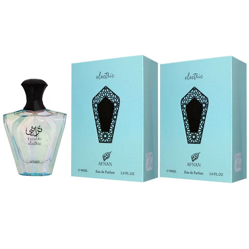 Schnäppchen Afnan Perfumes Turathi Turathi Electric 2 x 90 ml EDP Unisex Set
