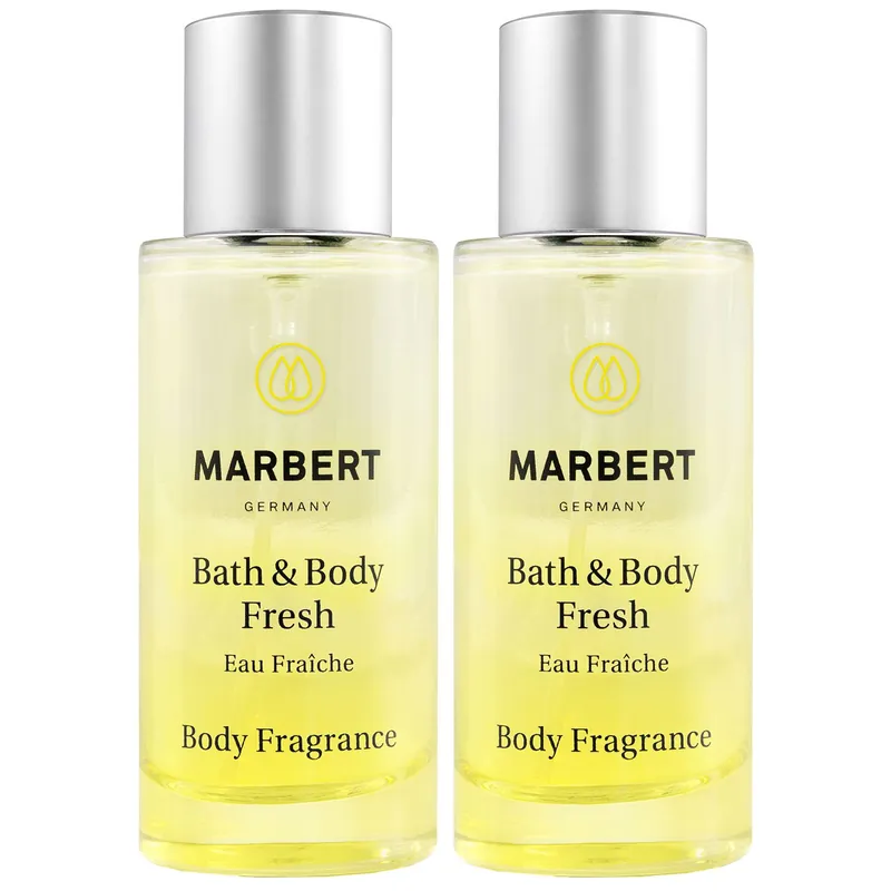 Marbert Bath & Body Fresh 2 x 50 ml Eau Fraiche Bodymist Bodyspray Set Meistverkauft