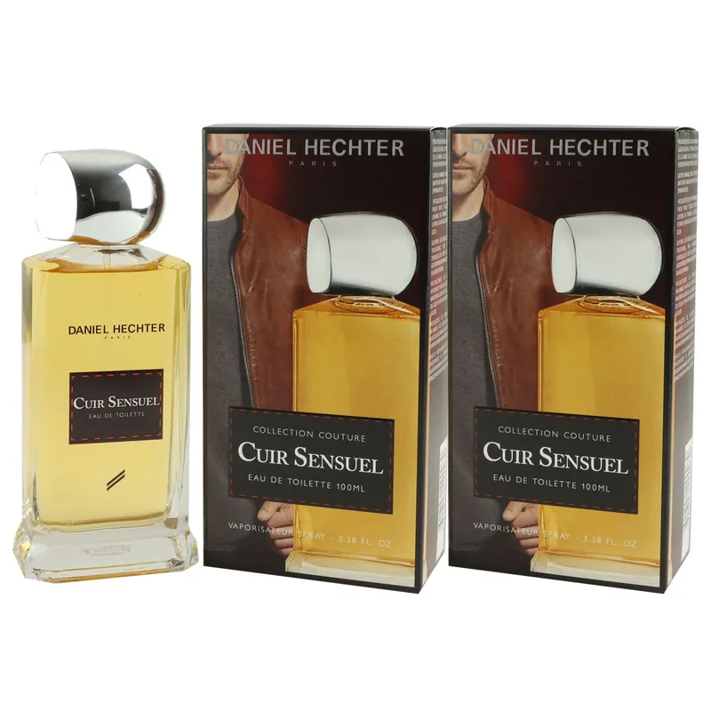 Daniel Hechter Collection Couture Cuir Sensuel 2 x 100ml Eau de Toilette EDT Neuheit