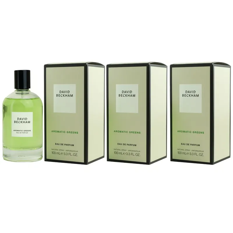 David Beckham Aromatic Greens 3 x 100 ml Eau de Parfum EDP Set Herrenparfum Beliebt