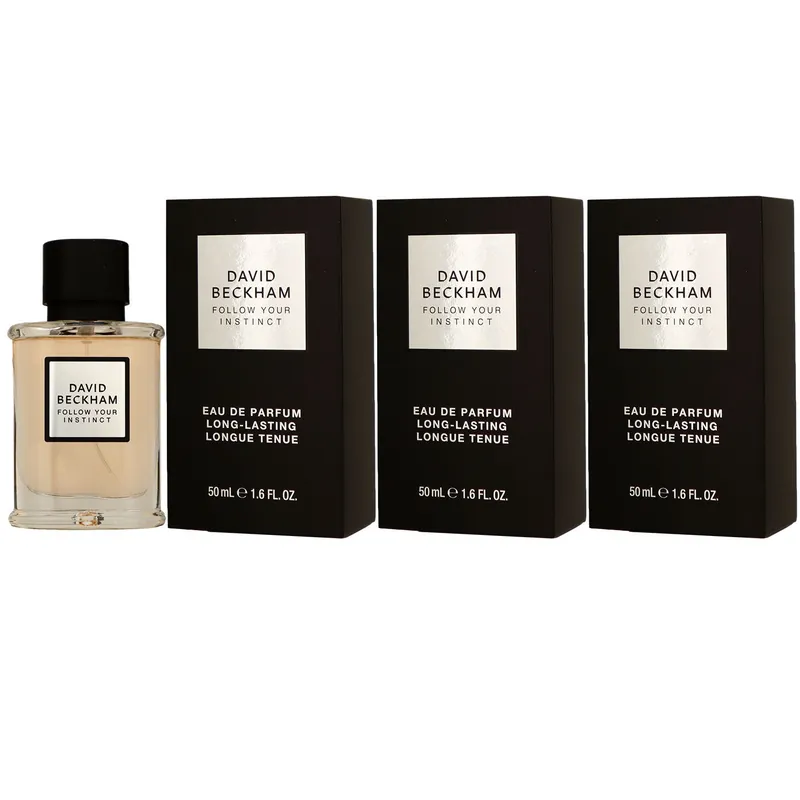 Angebot David Beckham Follow Your Instinct 3 x 50 ml Eau de Parfum EDP Set