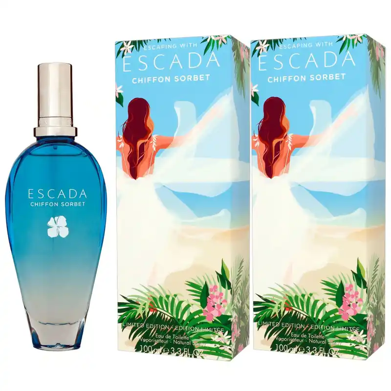 Highlight Escada Chiffon Sorbet 2 x 100 ml Eau de Toilette EDT Set Damenduft Damen Duft