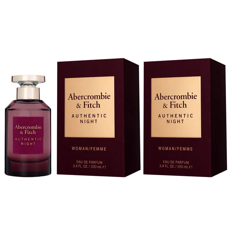 Schneller Versand Abercrombie & Fitch Authentic Night Woman 2 x 100 ml Eau de Parfum EDP