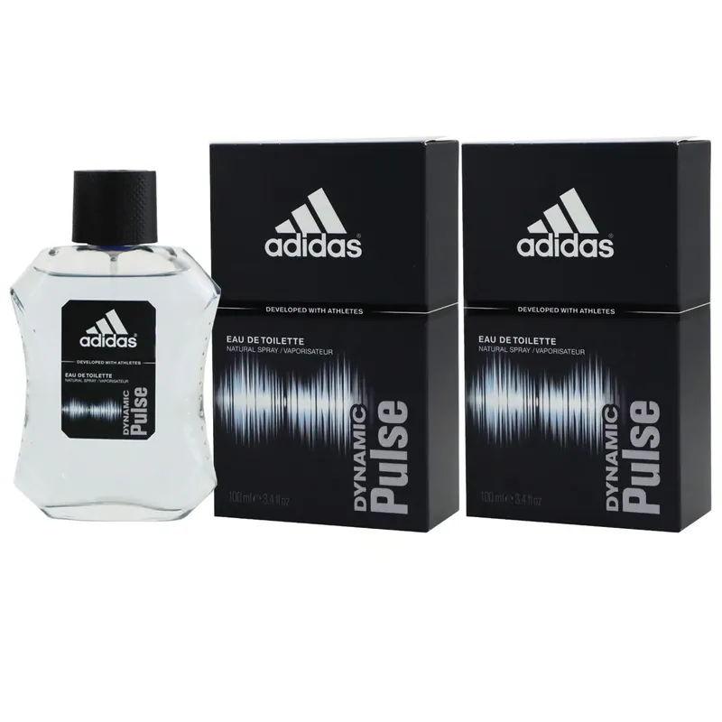 Rabatt Adidas Dynamic Pulse 2 x 100 ml Eau de Toilette EDT Set Herrenparfum