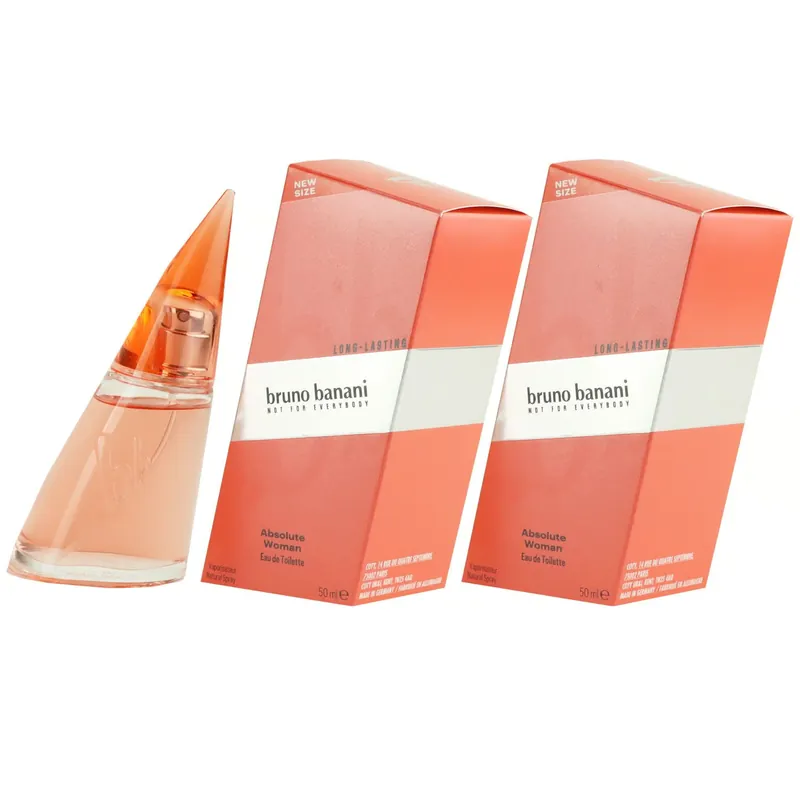 Bruno Banani Absolute Woman 2 x 50 ml Eau de Toilette EDT Damenduft Mega-Angebot