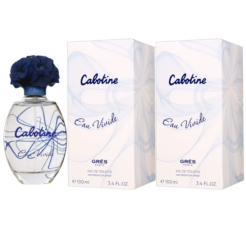 Gres Cabotine Eau Vivide 2 x 100 ml Eau de Toilette EDT Set Damenduft Preis Gesenkt