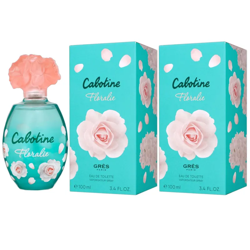 Gres Cabotine Floralie 2 x 100 ml Eau de Toilette EDT Set Damenduft Zertifiziert