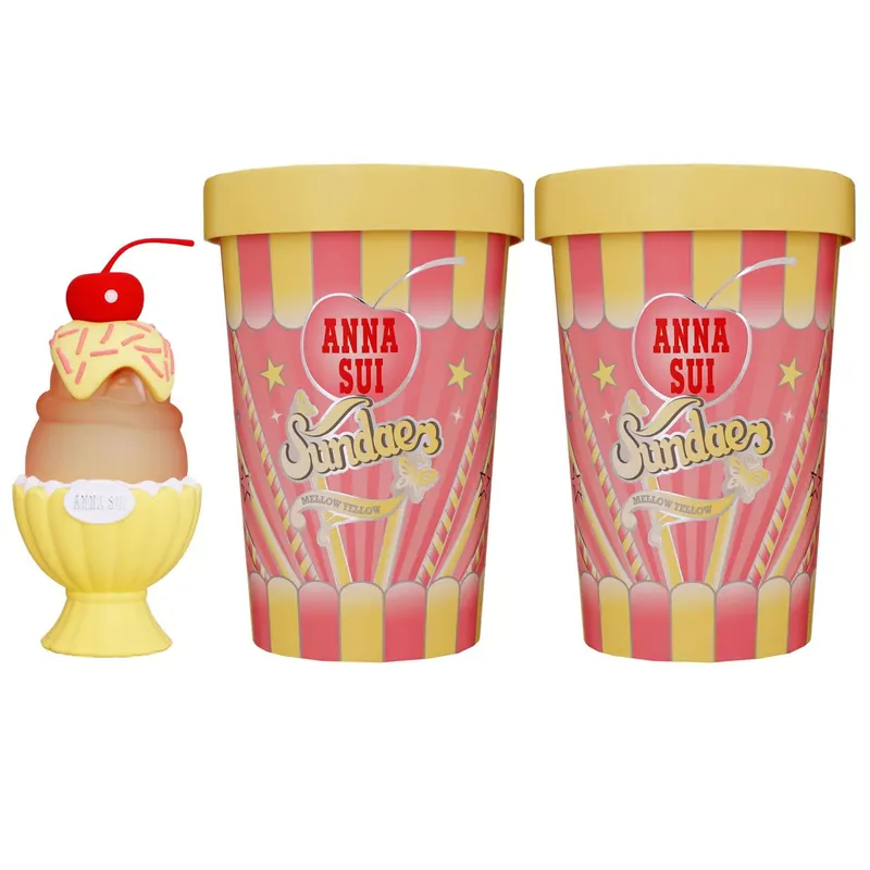 Anna Sui Sundae Mellow Yellow 2 x 50 ml Eau de Toilette EDT Set Damenduft Nur Für Kurze Zeit