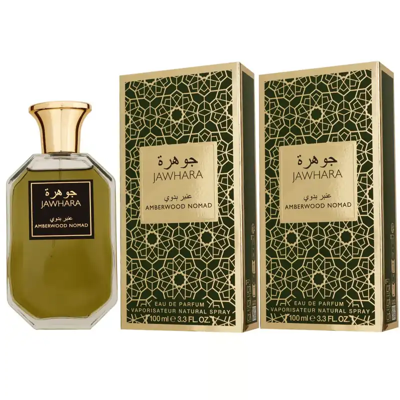 Saisonangebot Jawhara Amberwood Nomad 2 x 100 ml Eau de Parfum EDP Set Unisexparfum