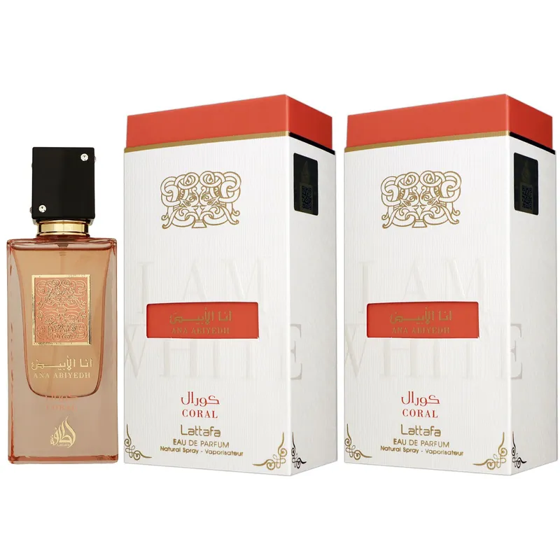 Lattafa Ana Abiyedh Coral 2 x 60 ml Eau de Parfum EDP Set Unisexparfum Bestpreis