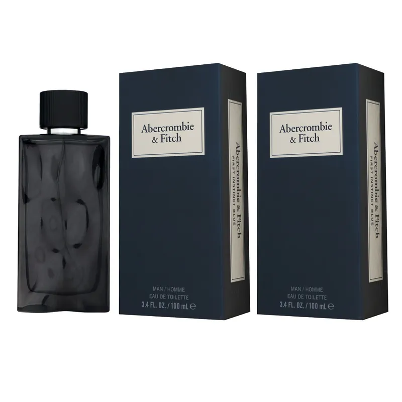 Abercrombie & Fitch First Instinct Blue Man 2 x 100 ml Eau de Toilette EDT Preisreduziert
