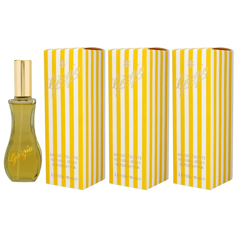 Giorgio Beverly Hills Yellow 3 x 90 ml Eau de Toilette EDT Set Damenduft Sofort Bestellen