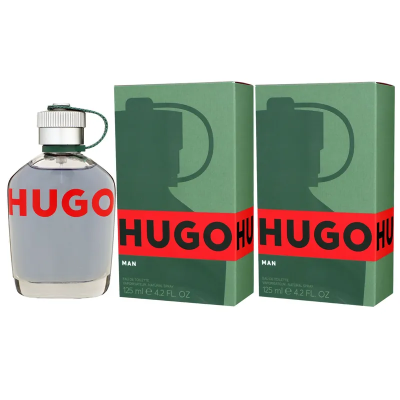 Hugo Boss Hugo Man 2 x 125 ml Eau de Toilette EDT Herrenduft Herren Duft Set Versand Am Gleichen Tag