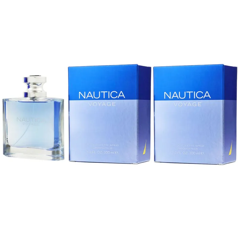 Nautica Voyage 2 x 100 ml Eau de Toilette EDT Set Herrenduft Heißes Angebot