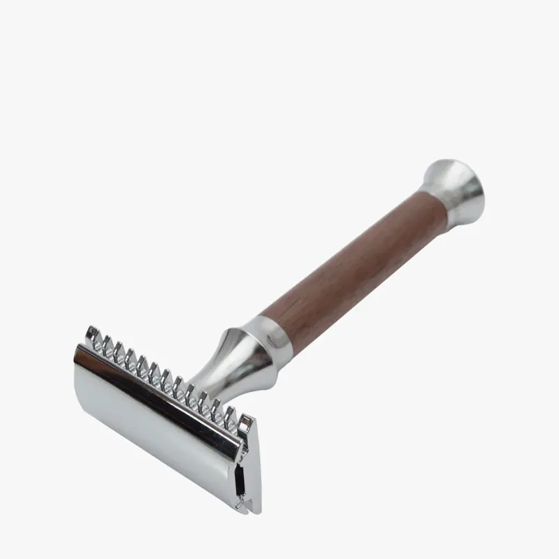 Versand Am Gleichen Tag Rasierhobel Nussbaumholz offener Kamm 100mm