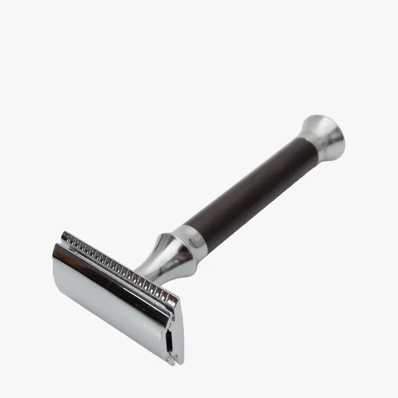 Rasierhobel Ebenholz geschlossener Kamm 100mm Neu