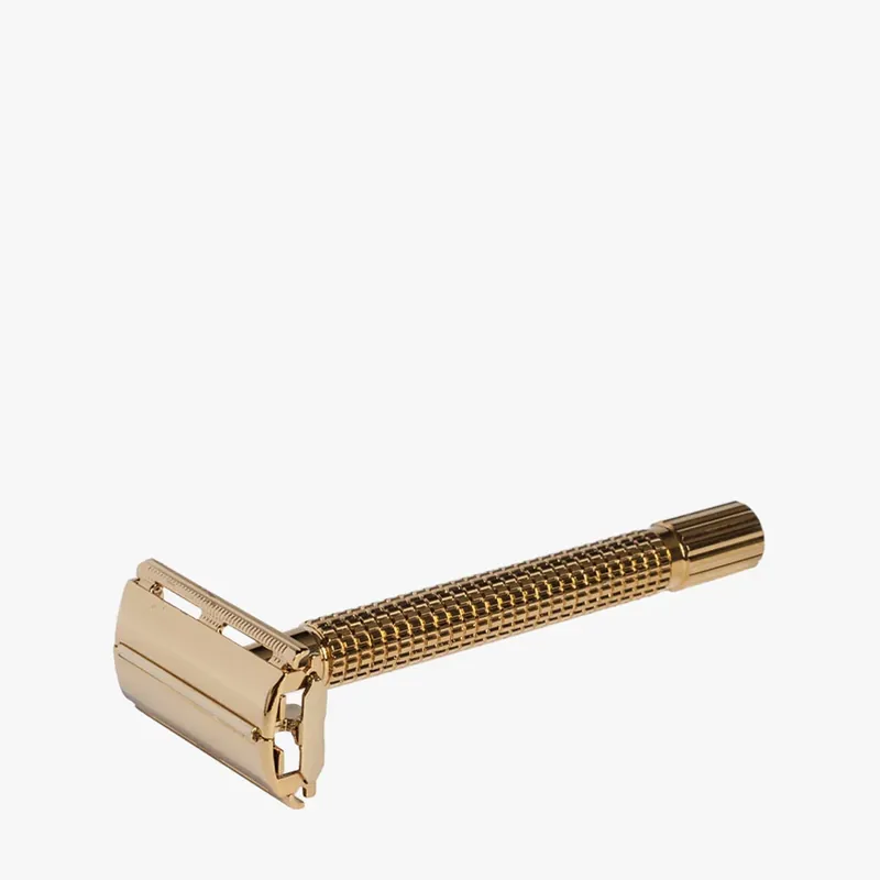 Must-Have Butterfly Rasierhobel 18K vergoldet 100 mm